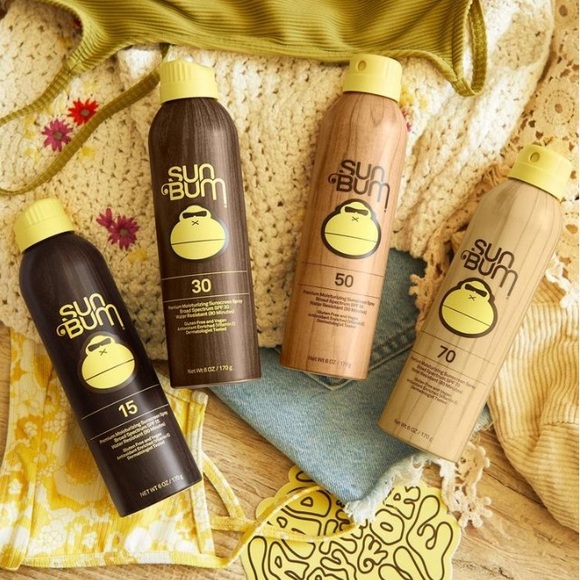 SunBum Moisturizing Sunscreen Spray SPF 15, SPF 30, SPF 50 SPF 70 NEW! FULL SIZE - Picture 1 of 14